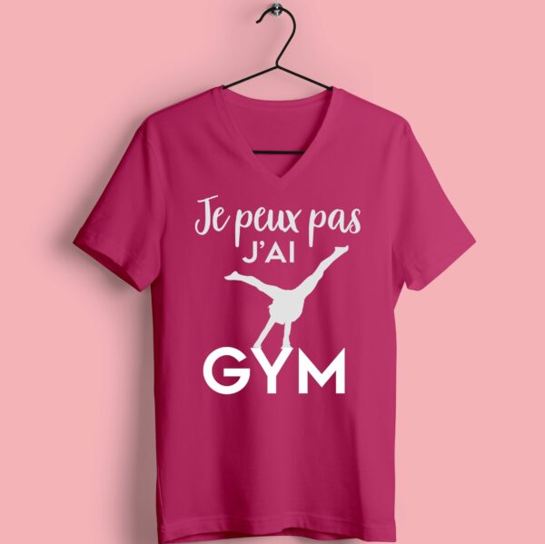 T-shirt "je Peux Pas J'ai Gym"(poutre) – Image 3