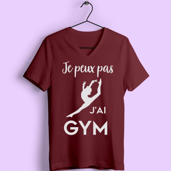 T-shirt "je Peux Pas J'ai Gym"(saut) – Image 4