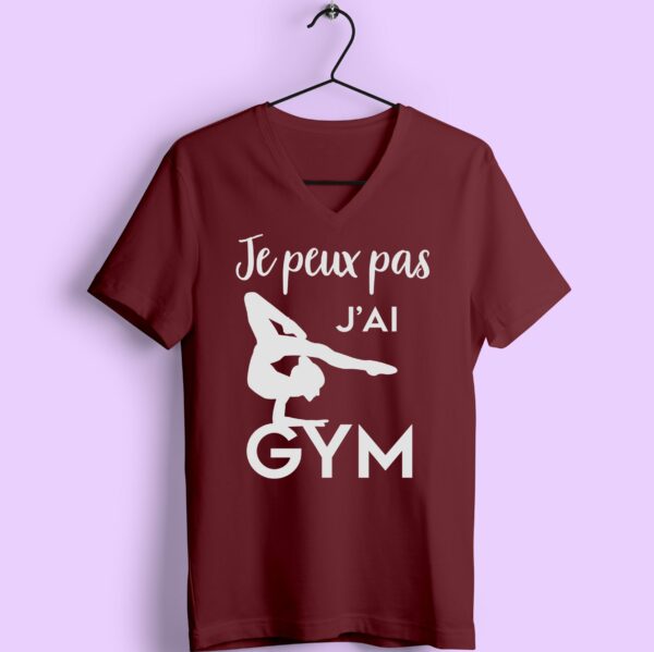 T-shirt "je Peux Pas J'ai Gym"(sol)