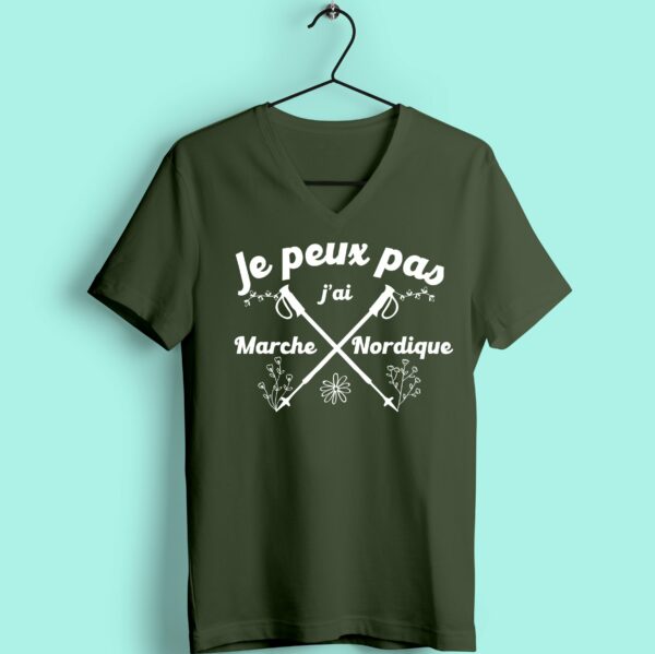T-shirt "je Peux Pas J'ai Marche Nordique" – Image 5