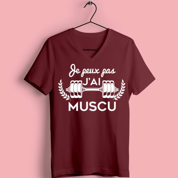T-shirt "Je Peux Pas J'ai Muscu" – Image 4