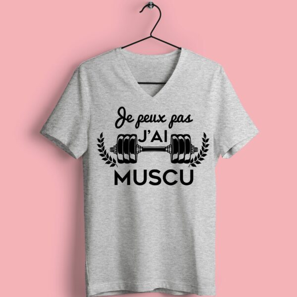 T-shirt "Je Peux Pas J'ai Muscu" – Image 2