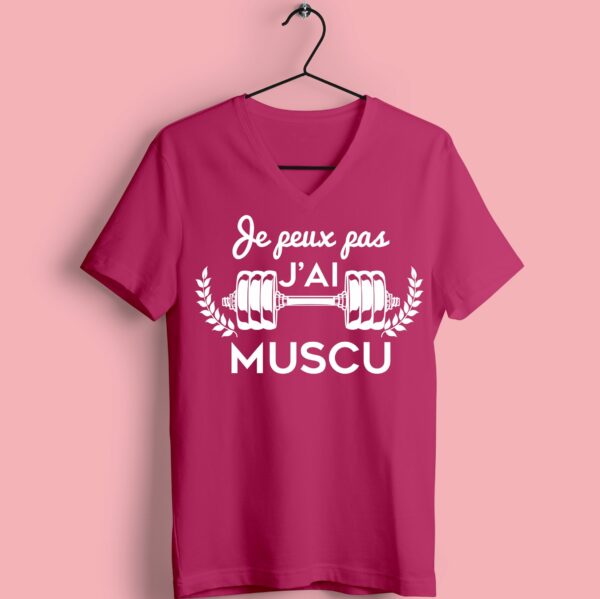 T-shirt "Je Peux Pas J'ai Muscu" – Image 3