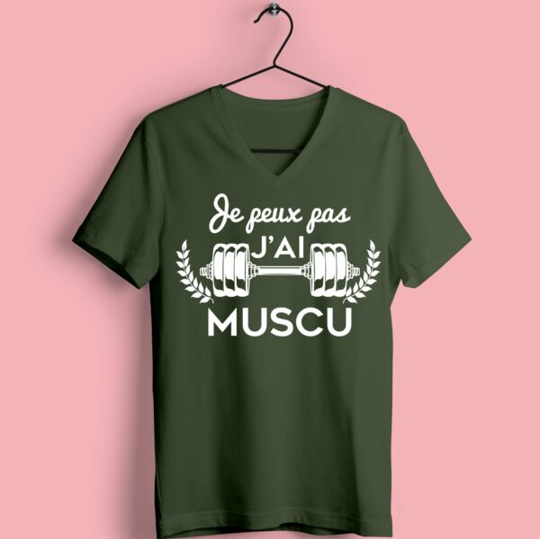T-shirt "Je Peux Pas J'ai Muscu" – Image 5