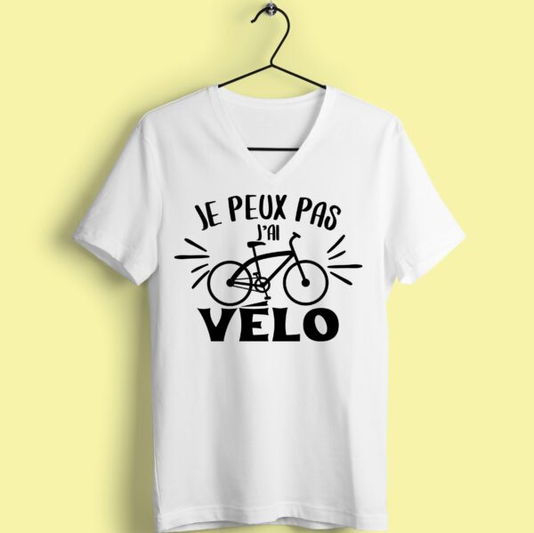 T-shirt "je Peux Pas J'ai Vélo" – Image 2