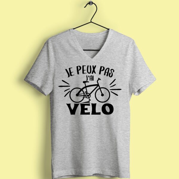 T-shirt "je Peux Pas J'ai Vélo" – Image 3