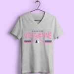 T-shirt "la Petite Vosgienne" 14 t shirt femme la petite vosgienne gris chine