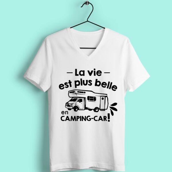 T-shirt "la Vie Est Plus Belle En Camping Car" – Image 2