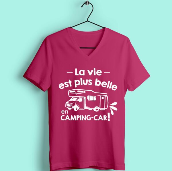 T-shirt "la Vie Est Plus Belle En Camping Car" – Image 3