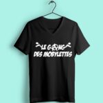 t shirt femme le gang des mobylettes noir