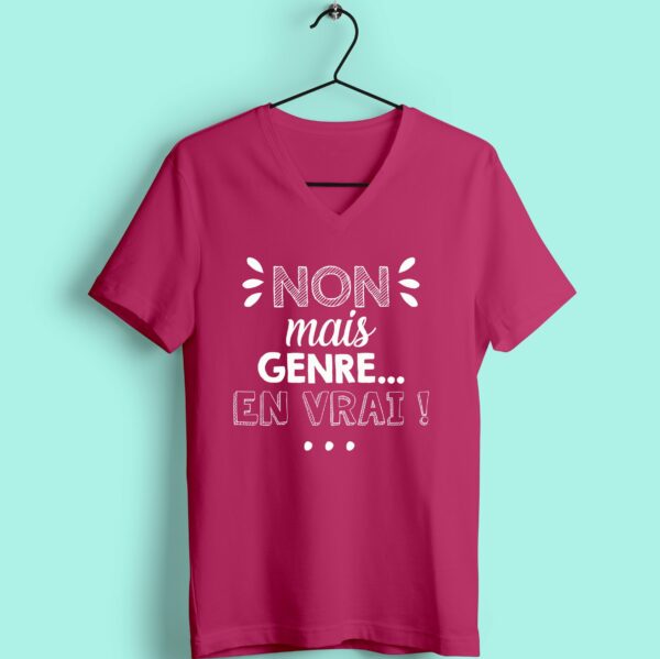 T-shirt "Non Mais Genre En Vrai" – Image 4