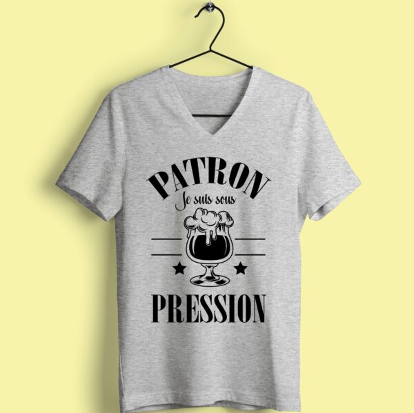 T-shirt "patron Je Suis Sous Pression" – Image 3