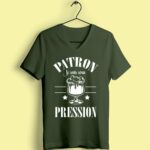 T-shirt "patron Je Suis Sous Pression" 9 t shirt femme patron je suis sous pression vert foret