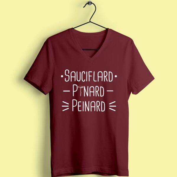 T-shirt "sauciflard Pinard Peinard"