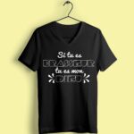 t shirt femme si tu es brasseur tu es mon dieu noir