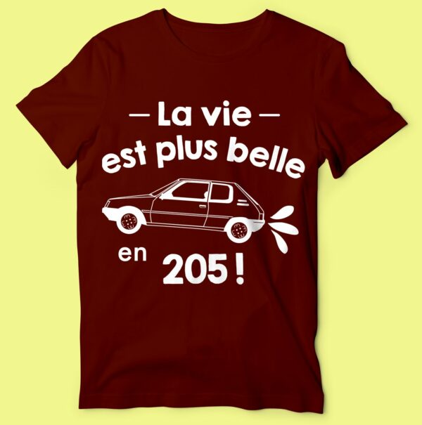 T-shirt "la Vie Est Plus Belle En 205" – Image 2