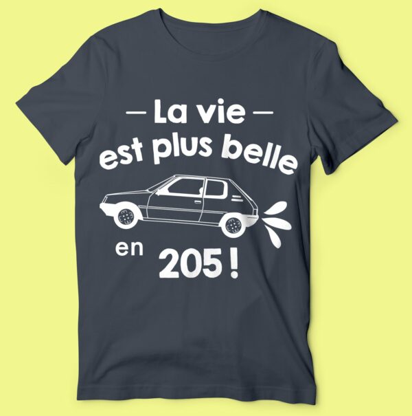 T-shirt "la Vie Est Plus Belle En 205" – Image 5
