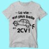 T-shirt "la Vie Est Plus Belle En 2cv" – Image 3