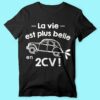 T-shirt "la Vie Est Plus Belle En 2cv" – Image 6