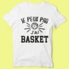T-shirt "je Peux Pas J'ai Basket" – Image 4