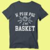 T-shirt "je Peux Pas J'ai Basket" – Image 6