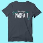 T-shirt Homme "Beau-Papa Parfait" 14 t shirt homme beau papa parfait gris anthracite