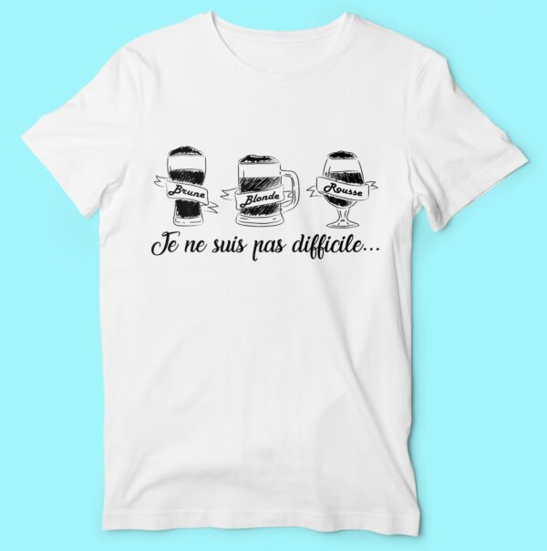 T-shirt "blonde Brune Rousse" – Image 4
