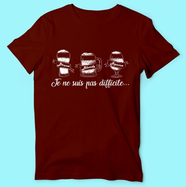 T-shirt "blonde Brune Rousse" – Image 3