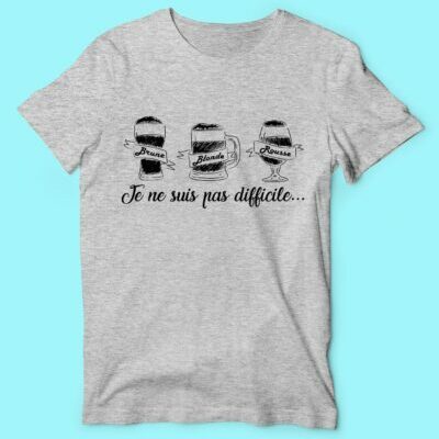 T-shirt Homme "Blonde Brune Rousse"