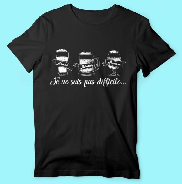 T-shirt "blonde Brune Rousse" – Image 6