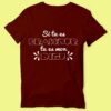 T-shirt "Si Tu Es Brasseur Tu Es Mon Dieu" – Image 4