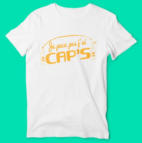 T-shirt  "je Peux Pas J'ai Cap's" – Image 4