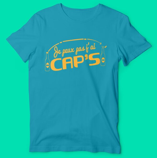 T-shirt  "je Peux Pas J'ai Cap's" – Image 2