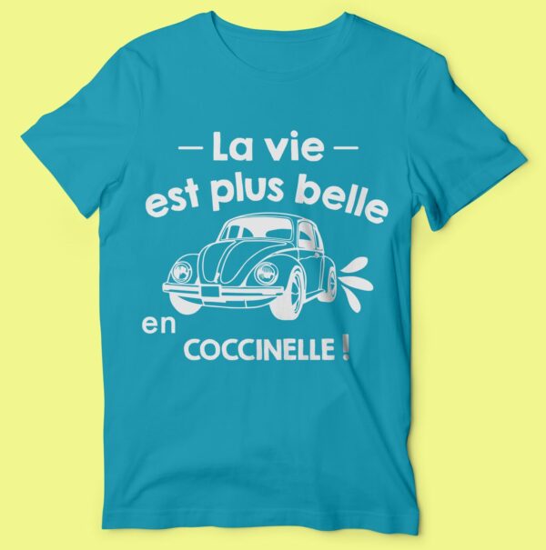 T-shirt "la Vie Est Plus Belle En Coccinelle" – Image 2