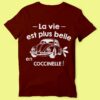 T-shirt "la Vie Est Plus Belle En Coccinelle" – Image 3