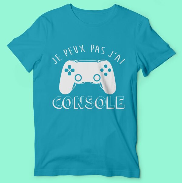 T-shirt "je Peux Pas J'ai Console" – Image 3