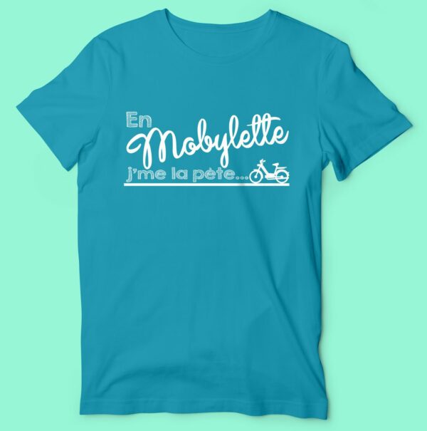 T-shirt "en Mobylette J'me La Pète" – Image 2