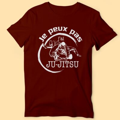 T-shirt Homme "Je Peux Pas J'ai Jujitsu" 10 t shirt homme je peux pas jai jujitsu bordeaux e1763039063692