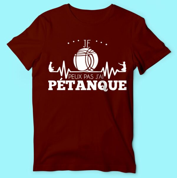 T-shirt "je Peux Pas J'ai Pétanque" – Image 2