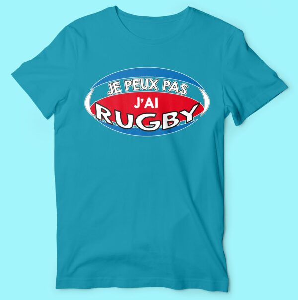 T-shirt  "je Peux Pas J'ai Rugby" – Image 2