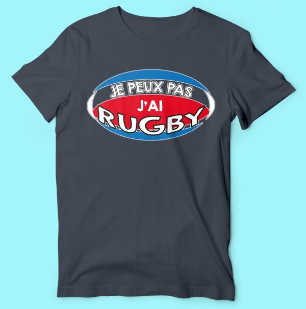 T-shirt  "je Peux Pas J'ai Rugby" – Image 5
