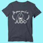 T-shirt Homme "Je Peux Pas J'ai Judo" 13 t shirt homme judo gris anthracite 2