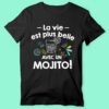 T-shirt "la Vie Est Plus Belle Avec Un Mojito" – Image 6