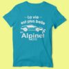 T-shirt "la Vie Est Plus Belle En Alpine" – Image 2