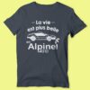 T-shirt "la Vie Est Plus Belle En Alpine" – Image 5