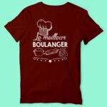 t shirt homme le meilleur boulanger bordeaux