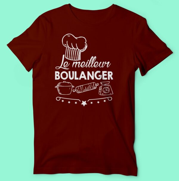 T-shirt  "le Meilleur Boulanger"