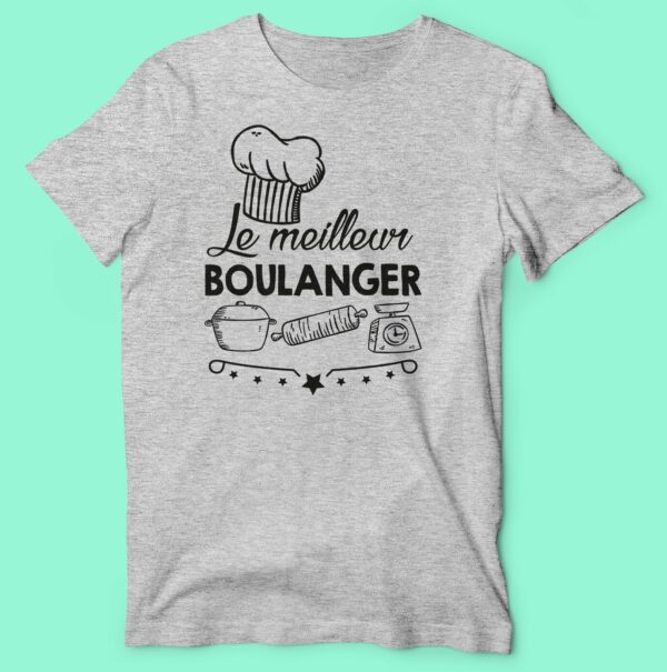 T-shirt  "le Meilleur Boulanger" – Image 4