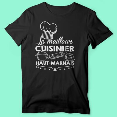T-shirt  "le Meilleur Cuisinier Haut-marnais"