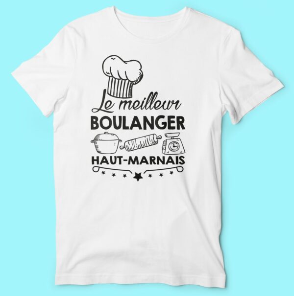 T-shirt "le Meilleur Boulanger Haut-marnais" – Image 3